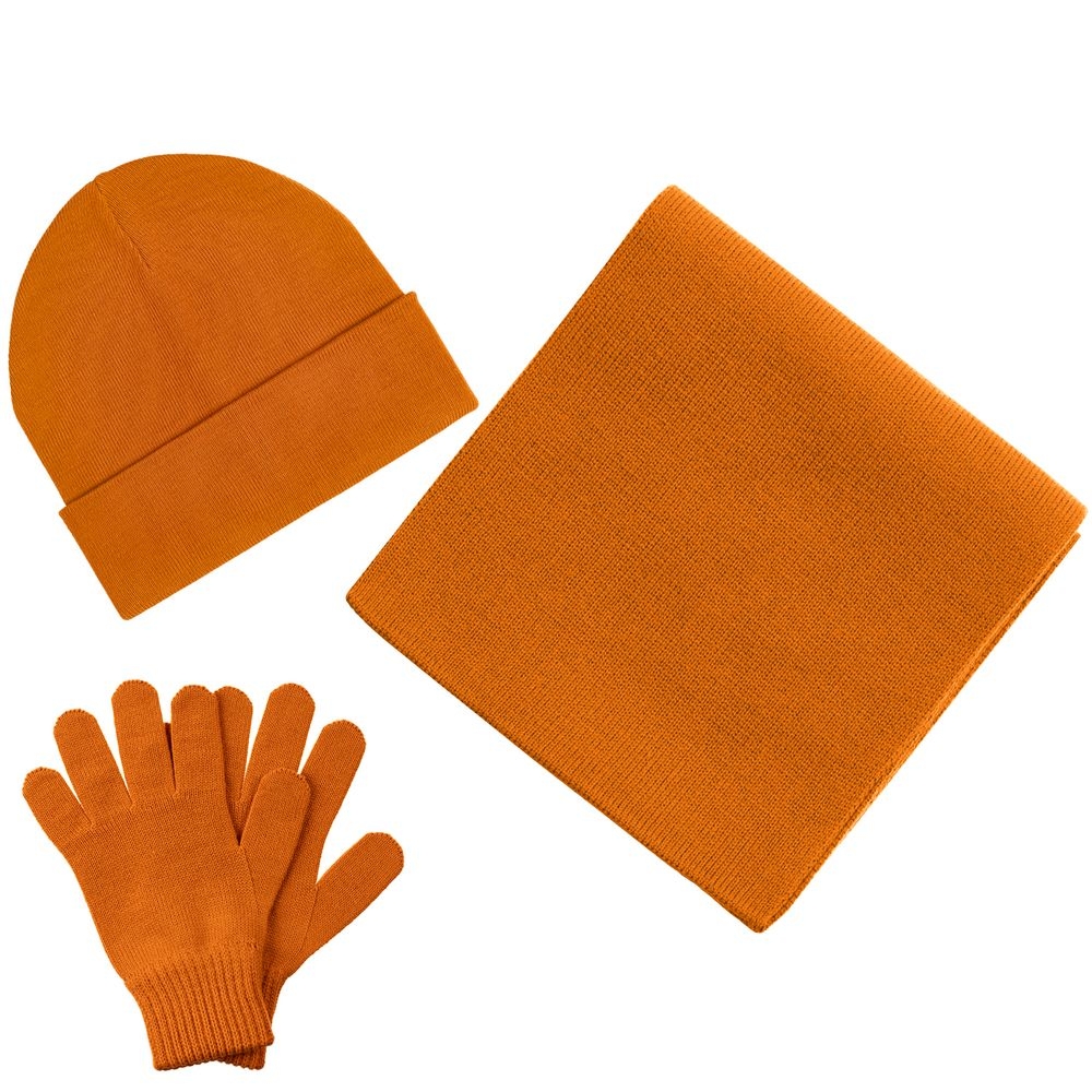 Перчатки Real Talk, оранжевые, оранжевый, акрил