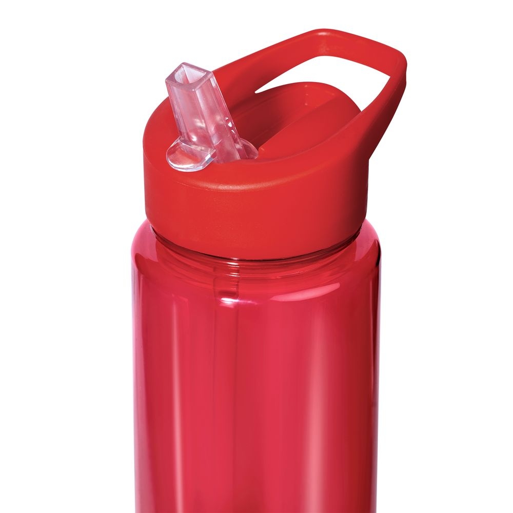 Бутылка для воды Holo, красная, красный, пластик