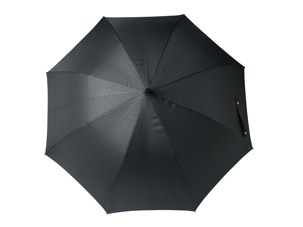 Зонт-трость « Grid City», черный, полиэстер