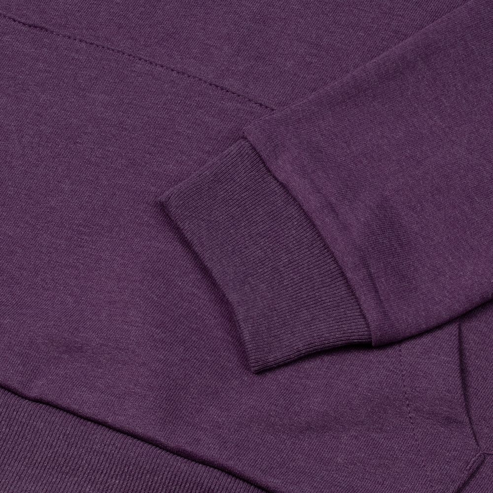 Толстовка с капюшоном унисекс Hoodie, фиолетовый меланж, фиолетовый, плотность 280 г/м², хлопок 60%; полиэстер 40%