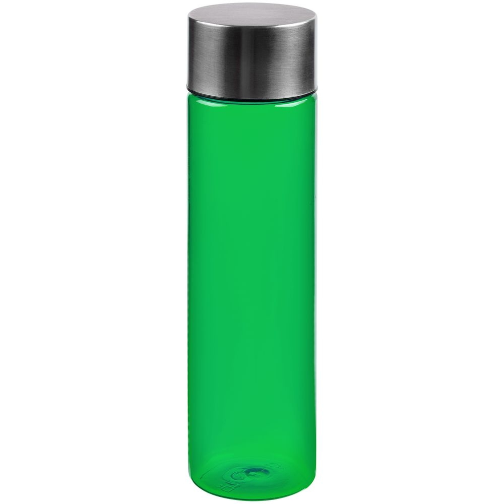 Бутылка для воды Misty, зеленая, зеленый, пластик, корпус - пластик; крышка - металл