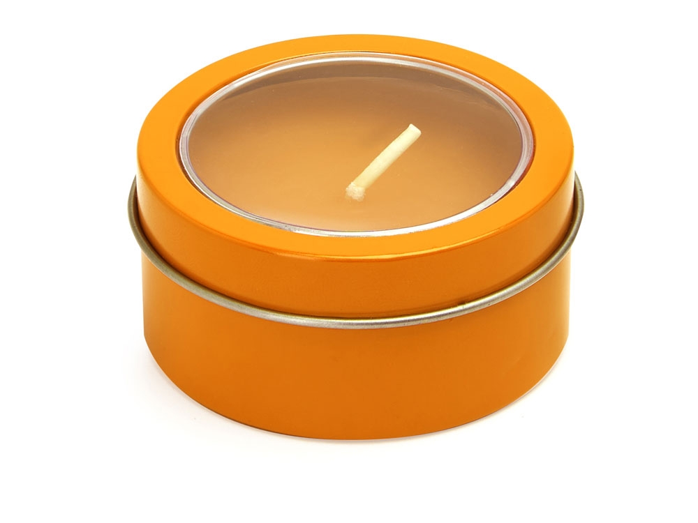 Ароматическая свеча FLAKE, оранжевый, воск
