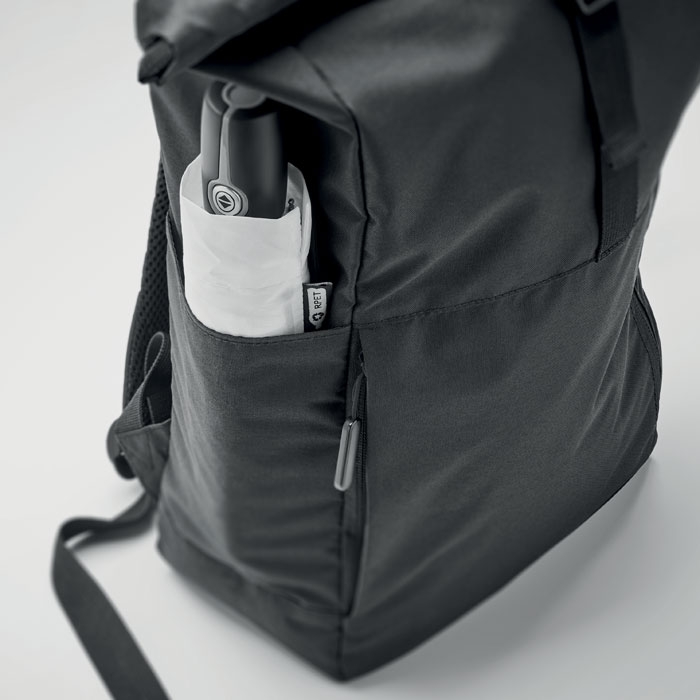 Рюкзак для ноутбука 300D RPET, черный, rpet
