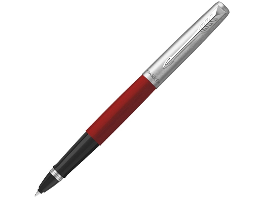 Ручка-роллер Parker Jotter Original, красный, серебристый, металл