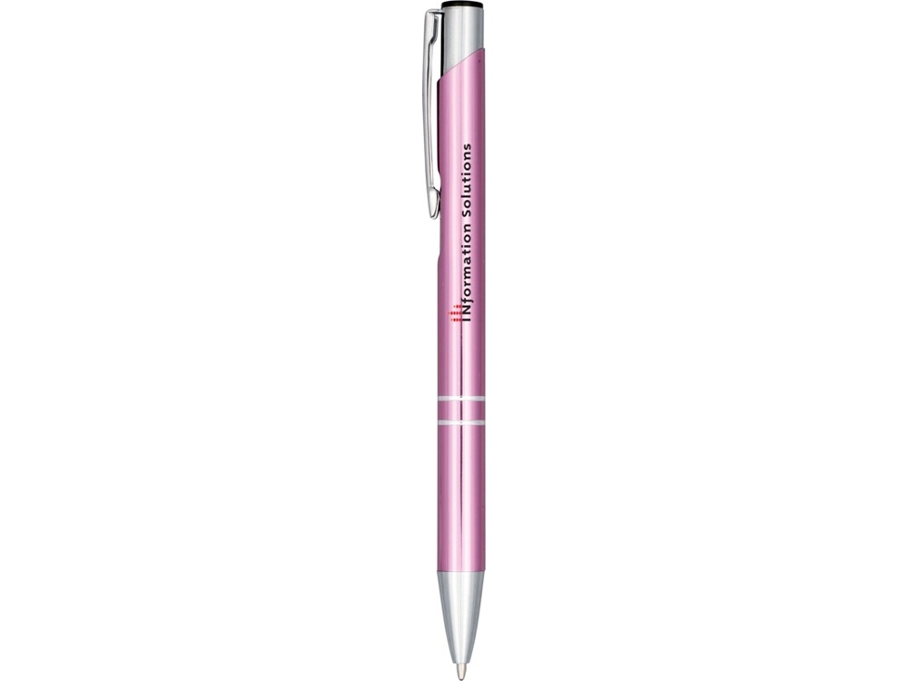 Ручка металлическая шариковая «Moneta» с анодированным покрытием, розовый, алюминий
