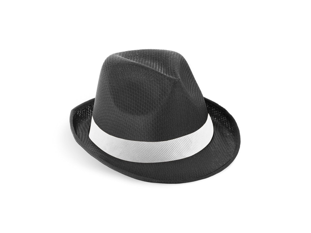 Шляпа «MANOLO POLI», черный, пластик, силикон
