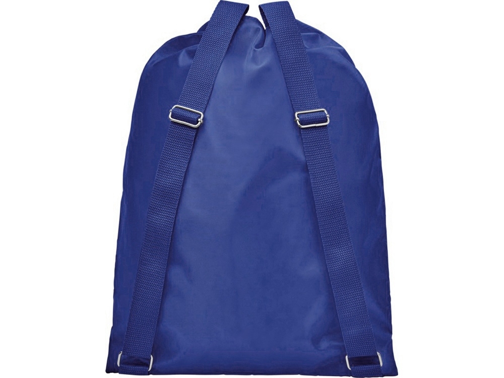 Рюкзак «Lerу» с парусиновыми лямками, синий, полиэстер