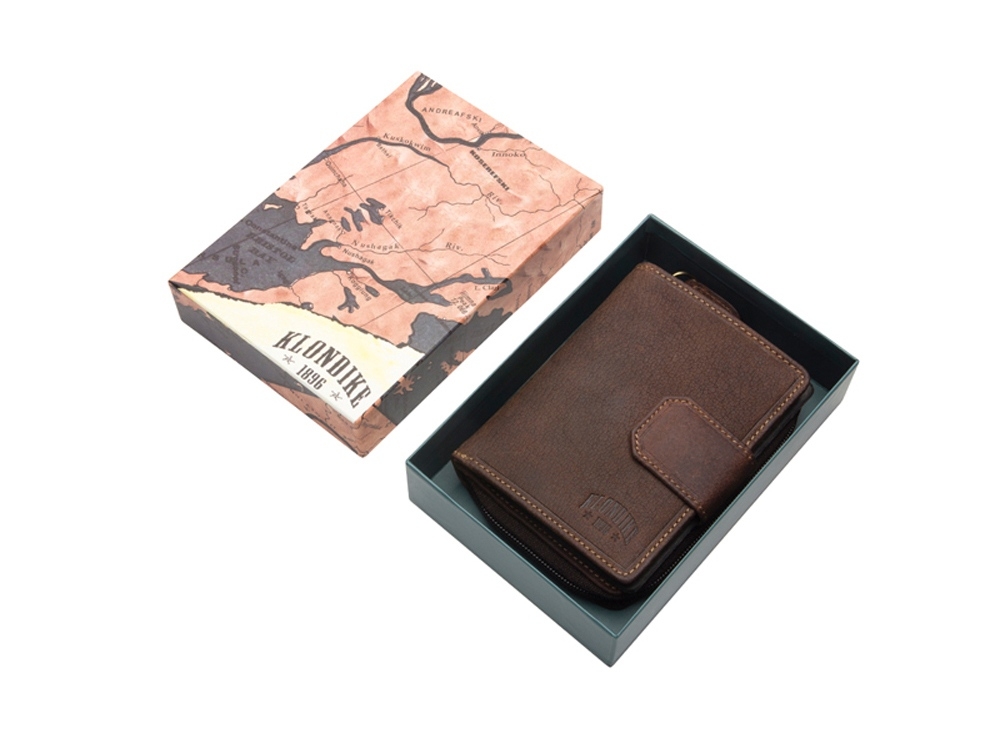 Бумажник  «Wendy», коричневый, кожа