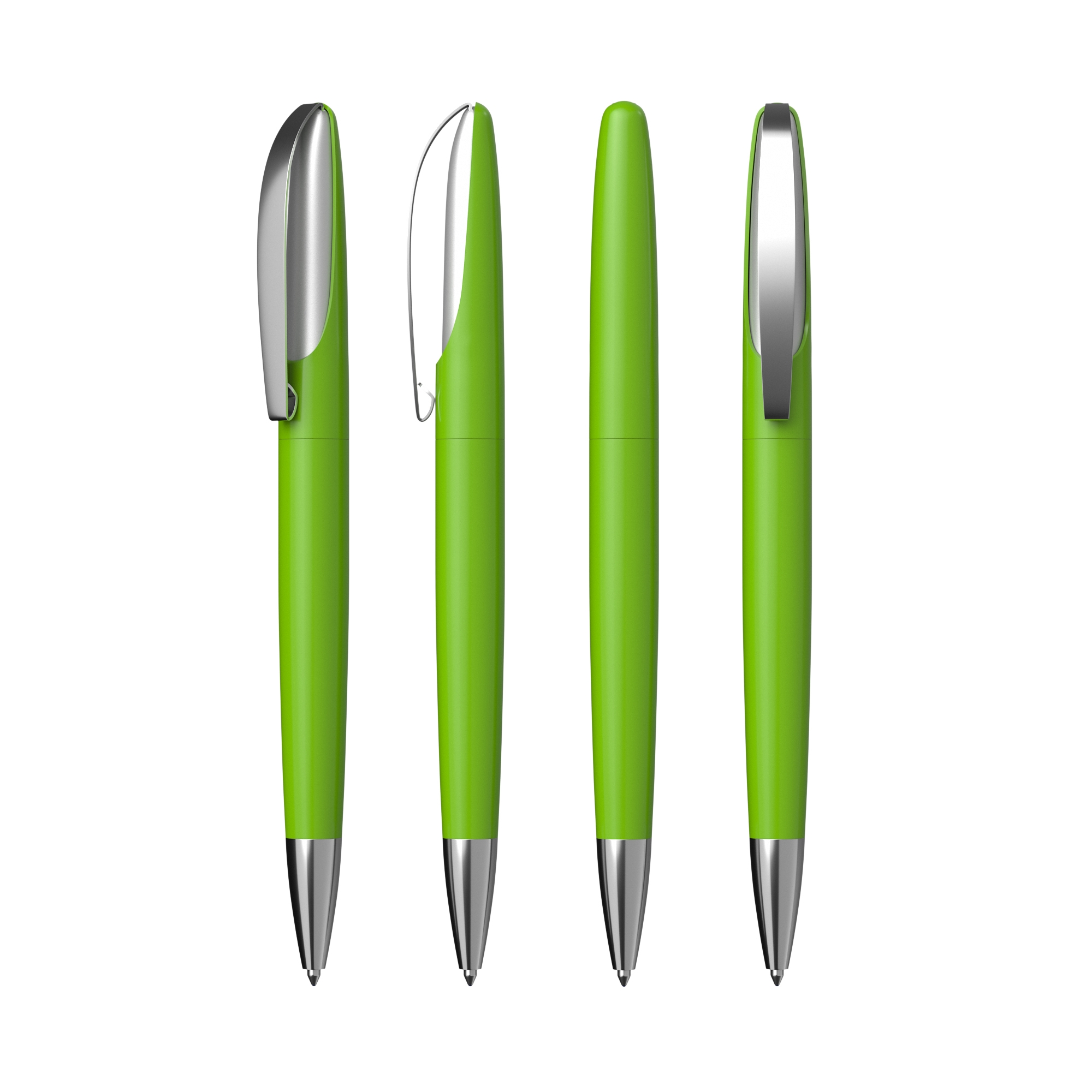 Ручка шариковая "Monica", зеленый, пластик/металл