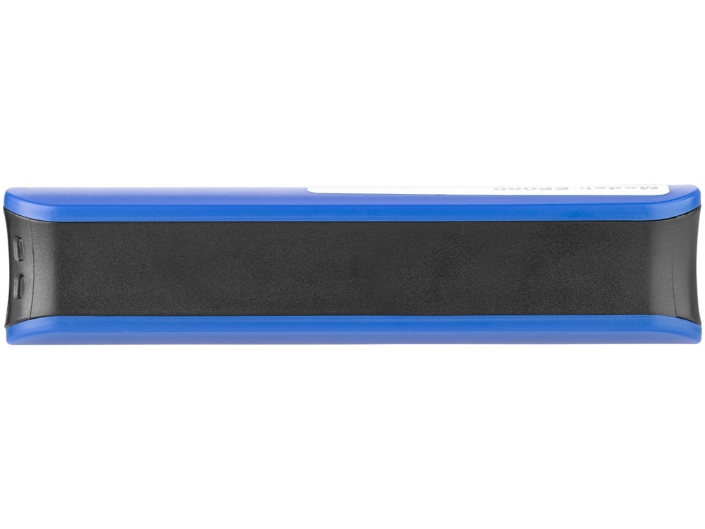 Внешний аккумулятор «Edge», 2000 mAh, синий, черный, пластик