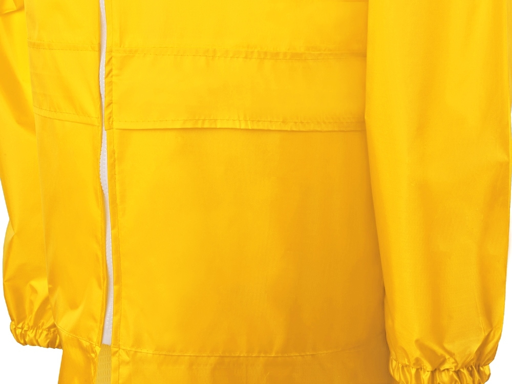 Дождевик «Sunny gold» с чехлом и проклеенными швами, желтый, полиэстер