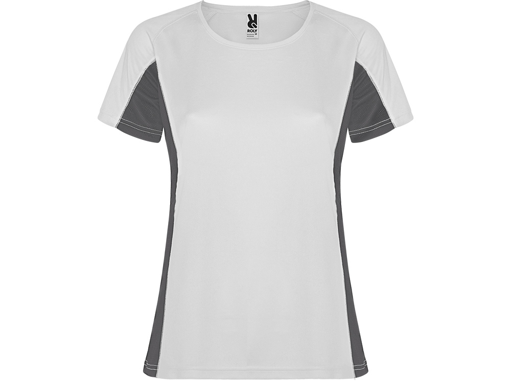 Спортивная футболка «Shanghai» женская, белый, серый, полиэстер