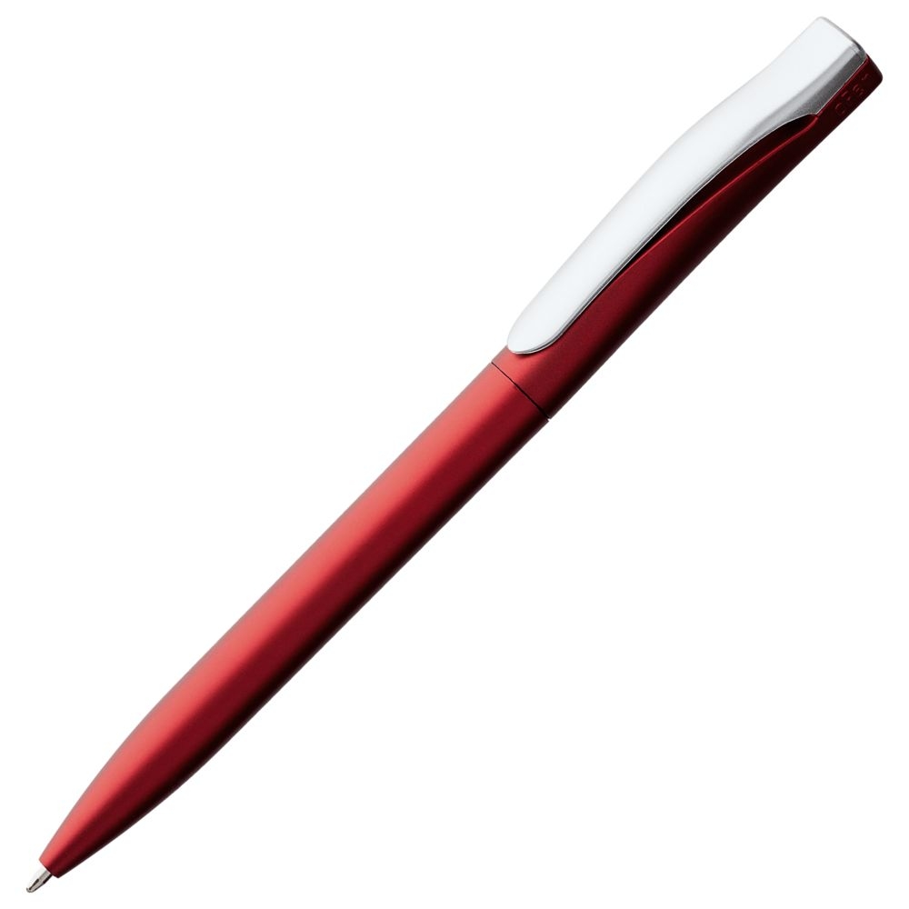 Ручка шариковая Pin Silver, красный металлик, красный, пластик