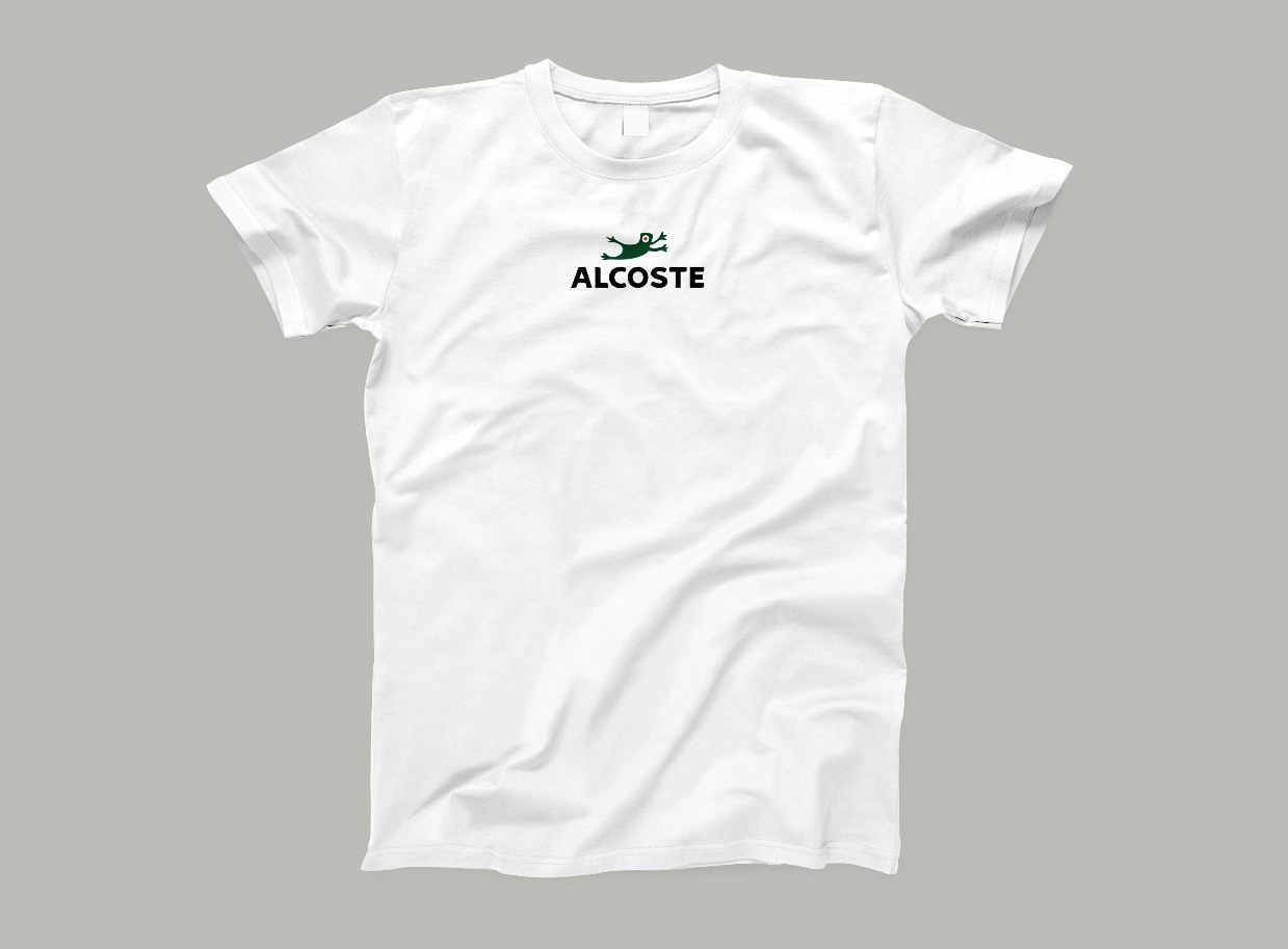 Футболка «Alcoste», белый, хлопок