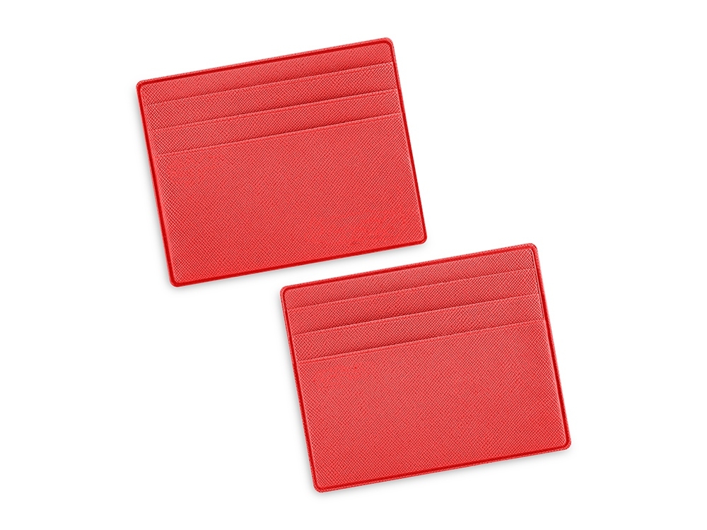 Картхолдер для 6 банковских карт и наличных денег «Favor», красный, кожзам