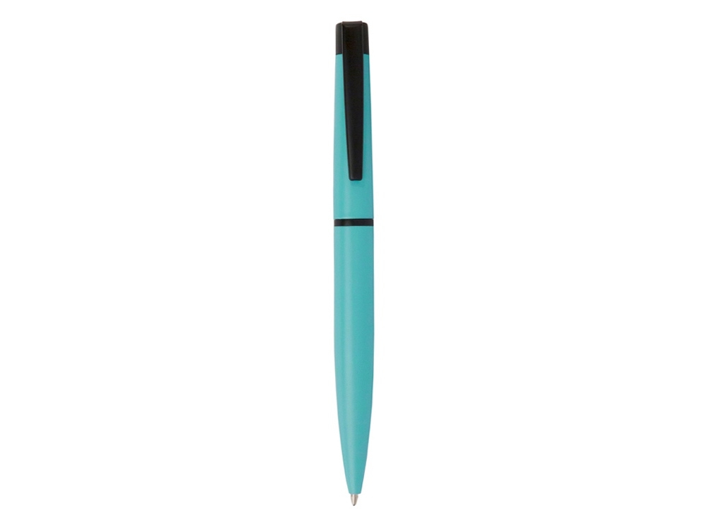 Ручка шариковая «Actuel», черный, бирюзовый, металл, алюминий