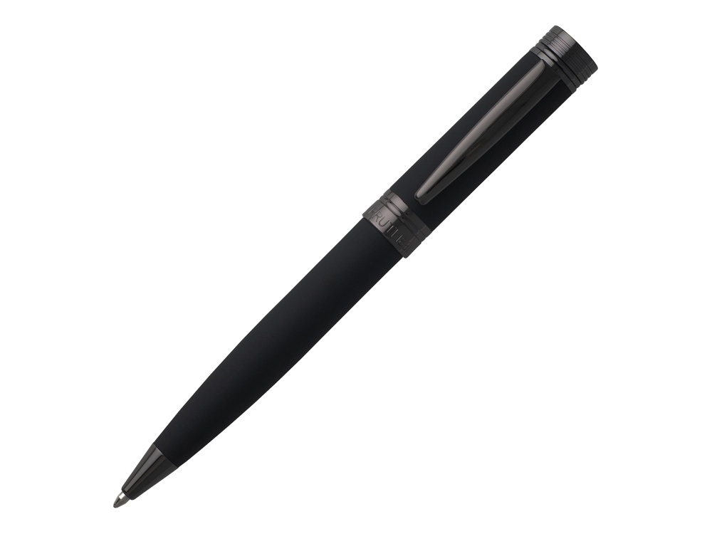 Ручка шариковая Zoom Soft Black, черный, металл