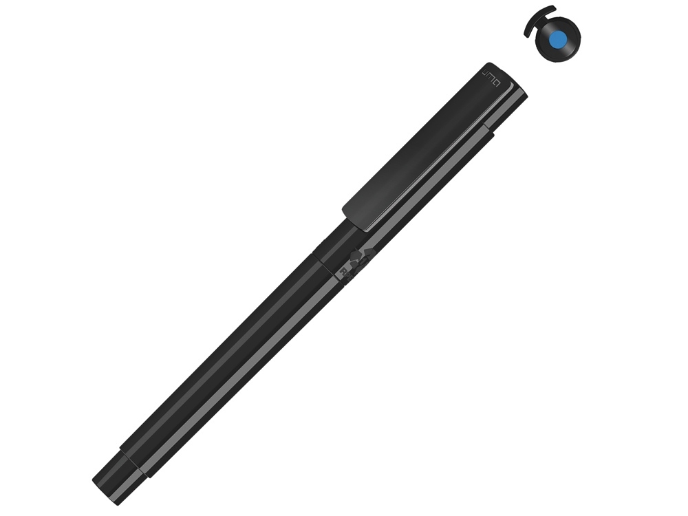 Капиллярная ручка в корпусе из переработанного материала rPET «RECYCLED PET PEN PRO FL», черный, пластик