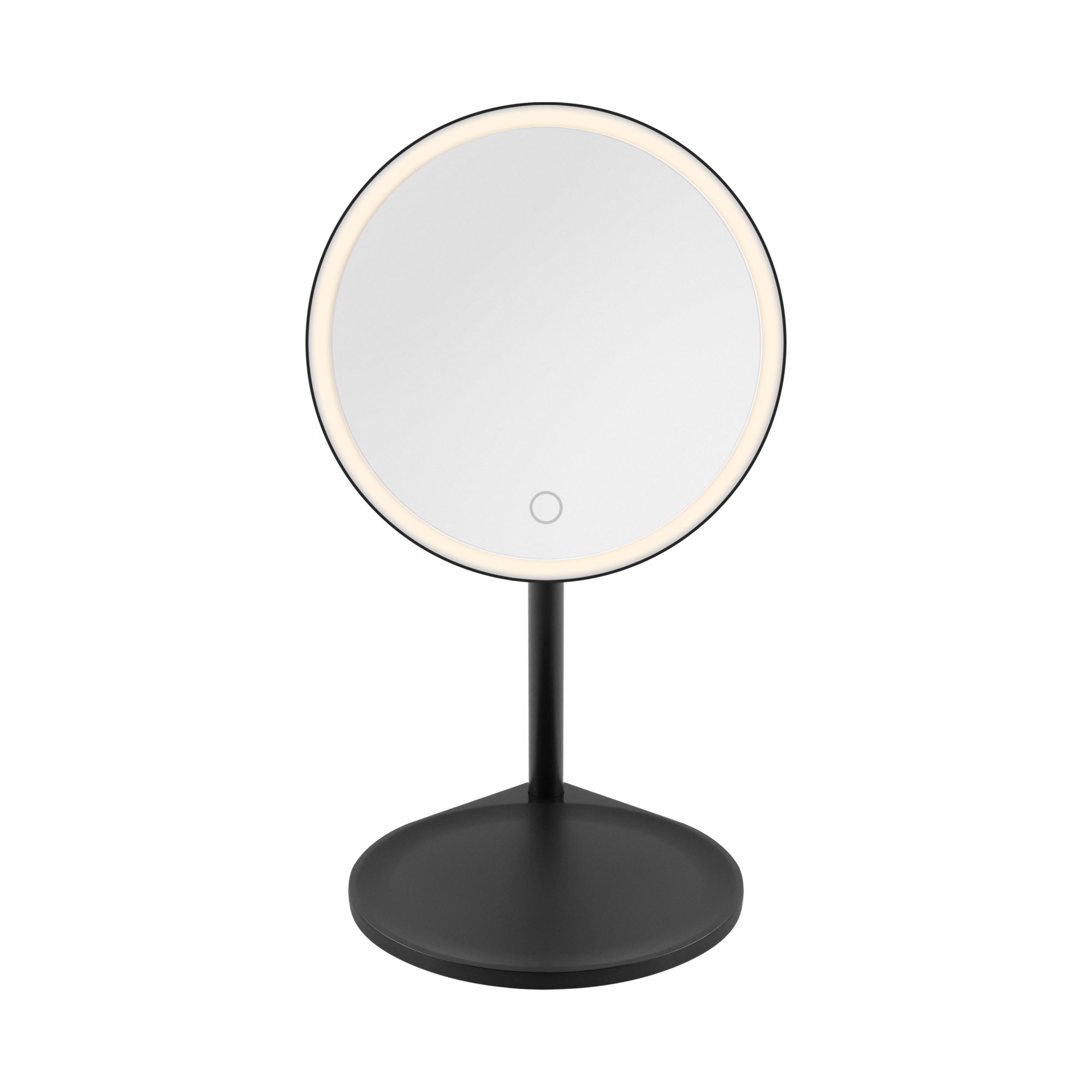Зеркало для макияжа Rombica Catalina, черный, пластик, металл