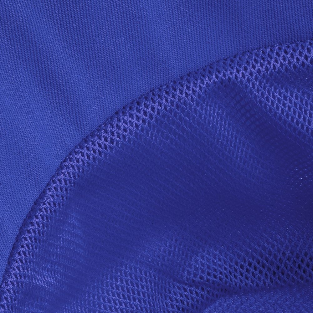 Панама Vento, ярко-синяя, синий, сетка, верх - хлопок 100%, плотность 240 г/м²; подкладка - полиэстер 100%