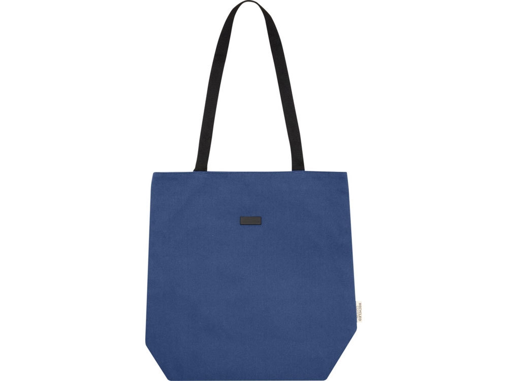 Эко-сумка «Joey» из холста, 14 л, синий, пластик, хлопок
