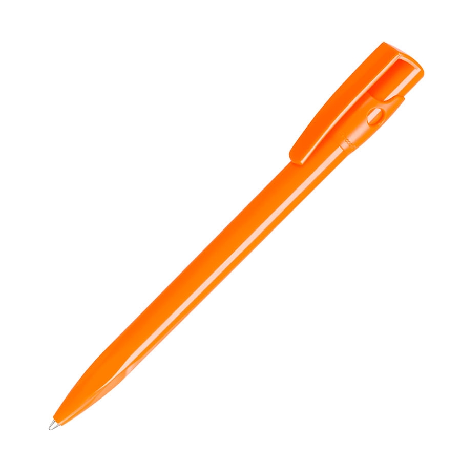 Ручка шариковая KIKI SOLID, оранжевый, пластик, оранжевый, пластик