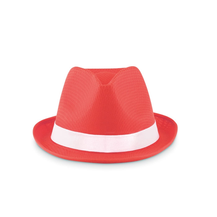 Шляпа, красный, полиэстер