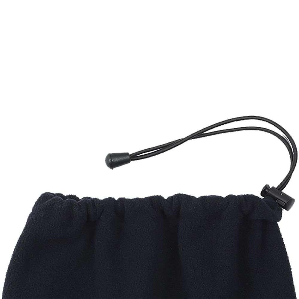 Шапка-шарф с утяжкой Blizzard, черная, черный, полиэстер 100%, плотность 200 г/м²; флис