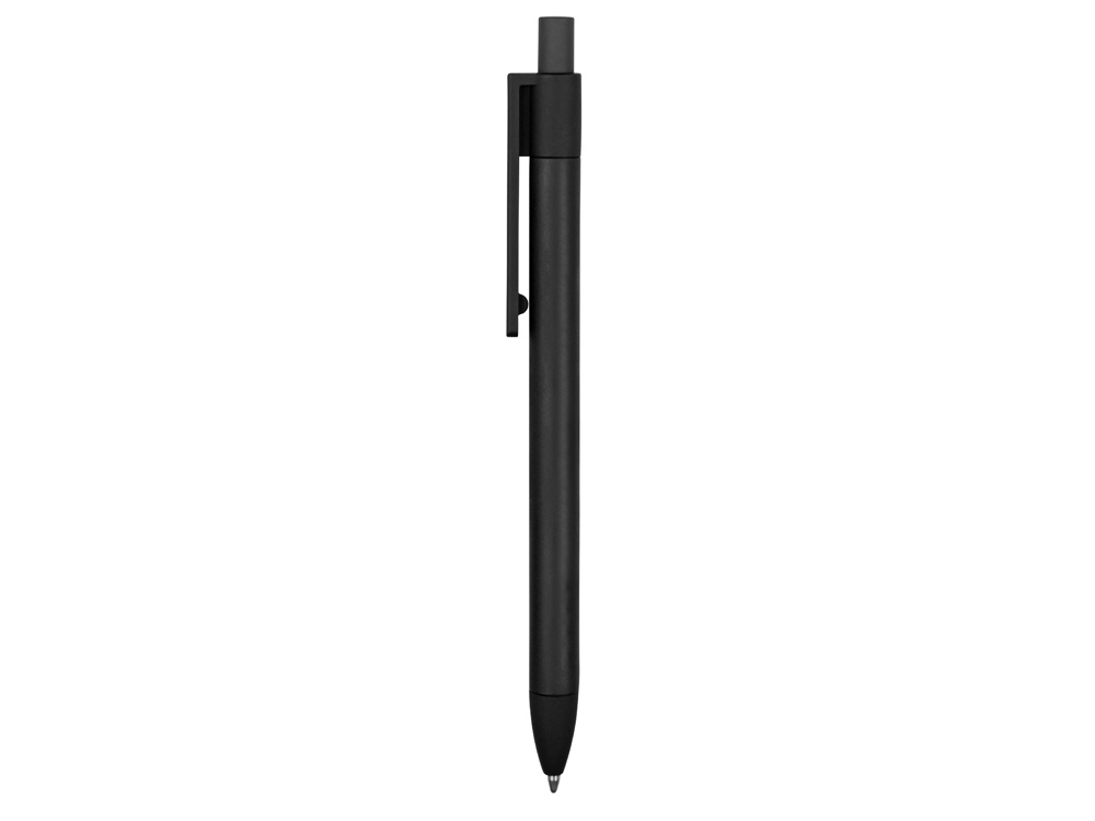 Ручка металлическая soft-touch шариковая «Haptic», черный, soft touch