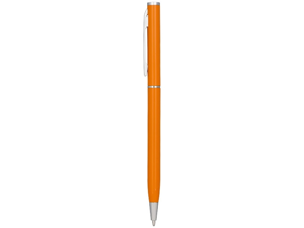 Ручка металлическая шариковая «Slim», оранжевый, алюминий