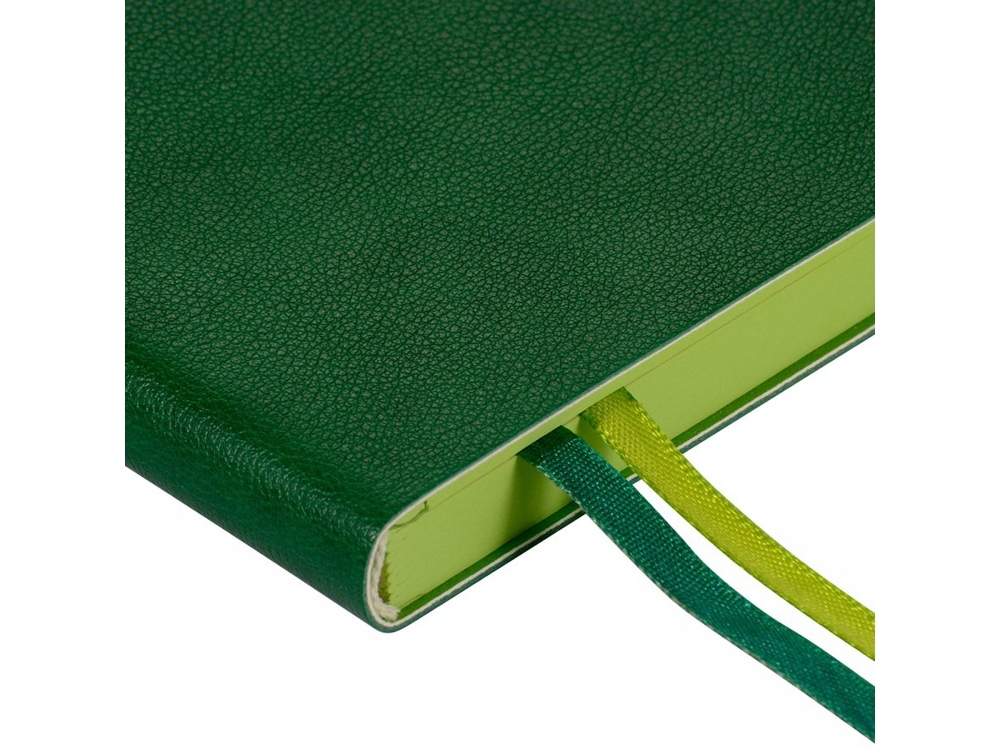 Ежедневник недатированный А5 «Boston», зеленый, кожзам