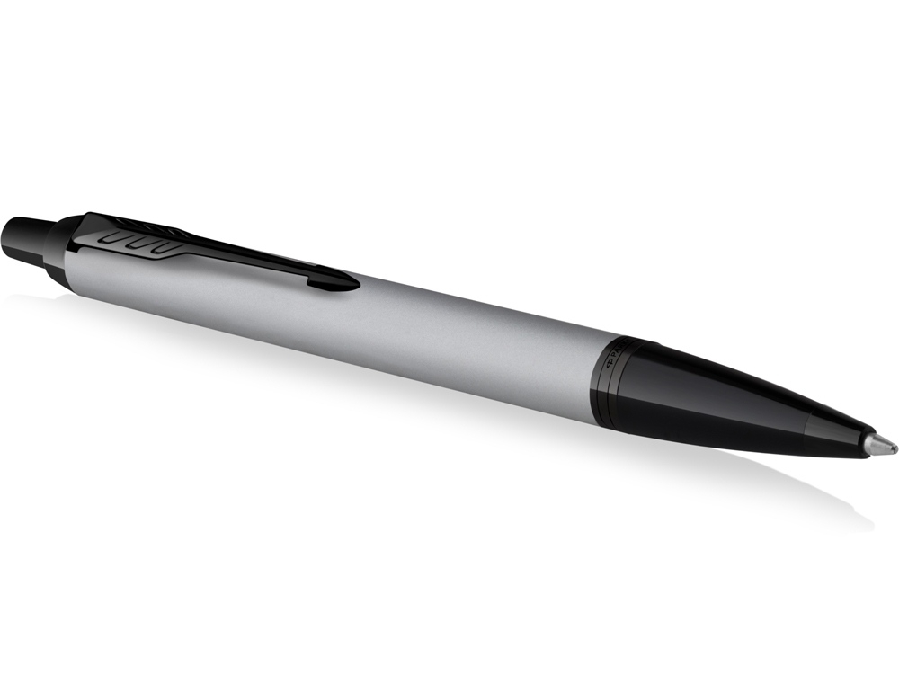 Ручка шариковая Parker «IM MGREY BT», черный, серый, металл