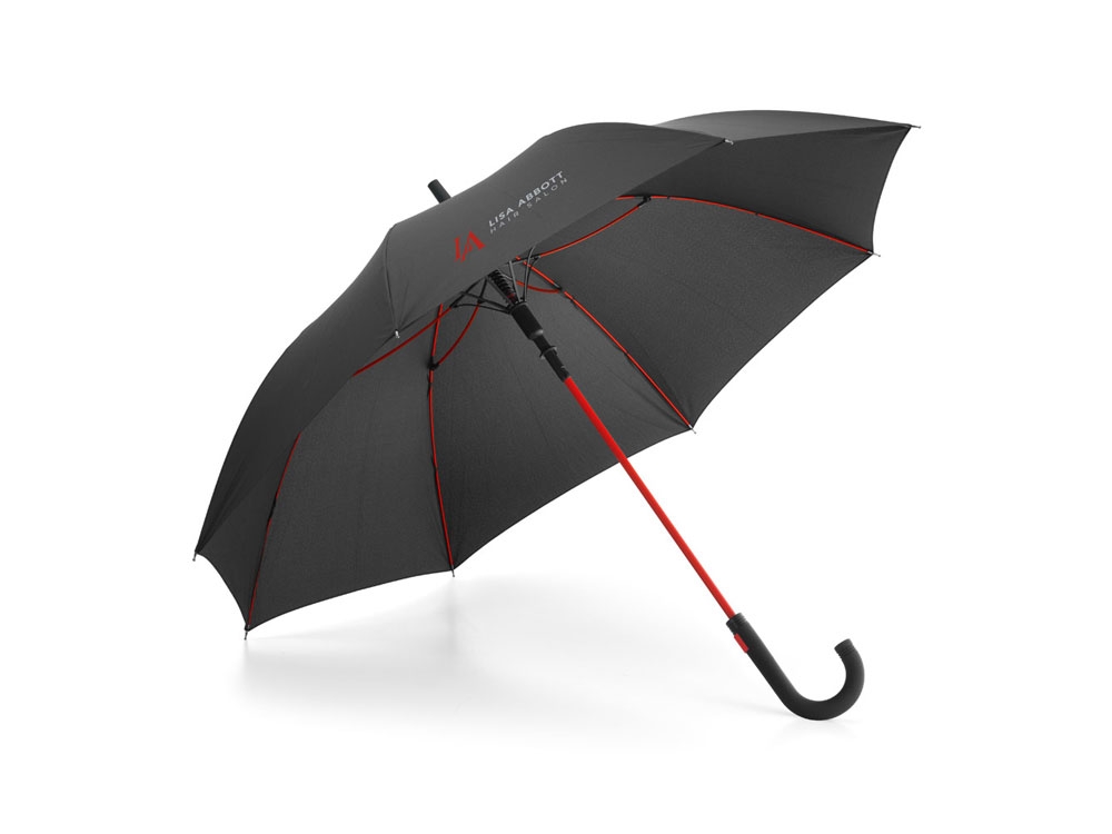 Зонт с автоматическим открытием «ALBERTA», красный, полиэстер