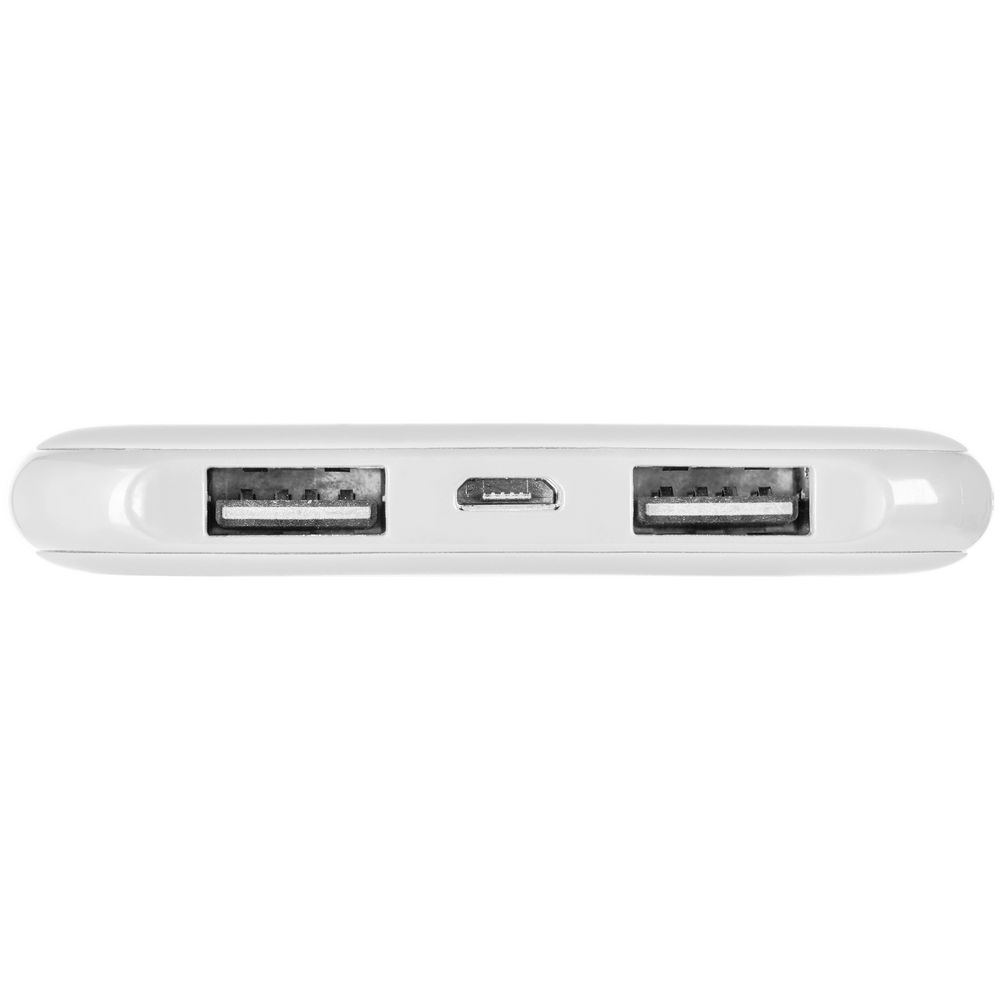 Внешний аккумулятор Uniscend Half Day Compact 5000 мAч, белый, белый, пластик; покрытие софт-тач