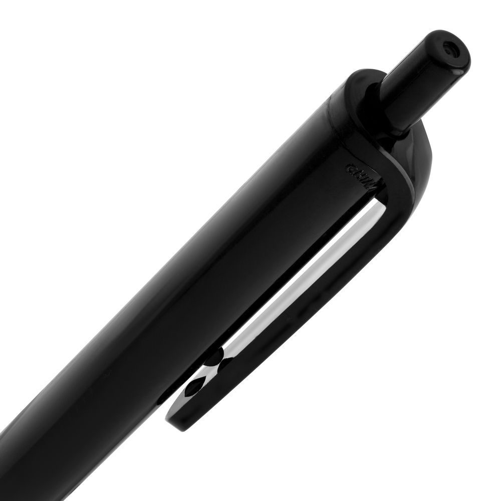 Ручка шариковая Easy Grip, черная, черный, грип - резина; пластик