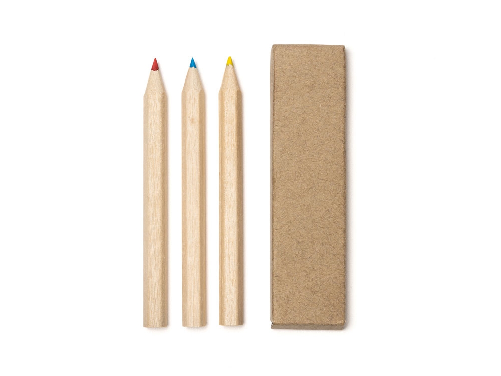 Набор из 3 цветных карандашей DENOK, бежевый
