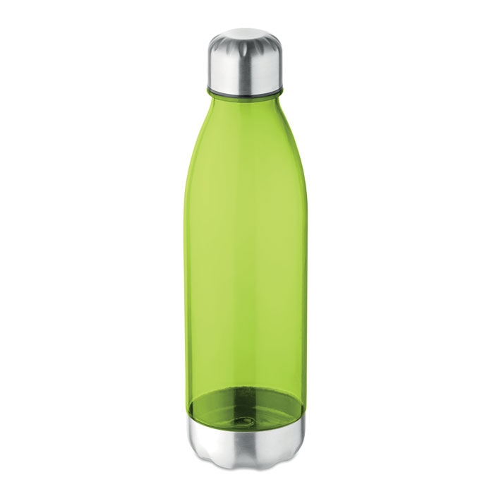Бутылка для питья, прозрачный лайм, пластик