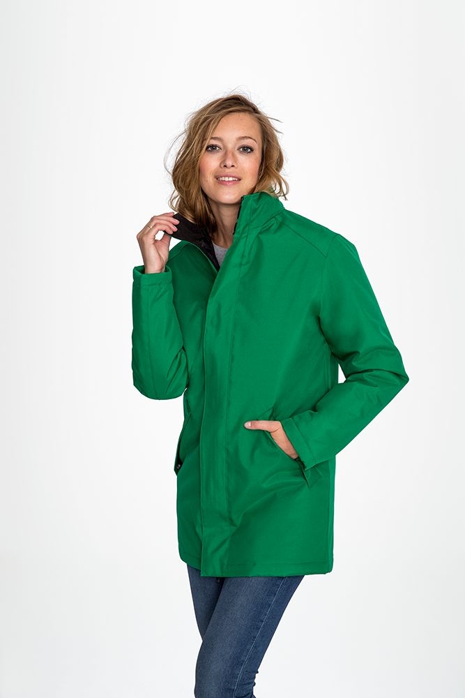 Куртка на стеганой подкладке Robyn, серая, серый, плотность 170 г/м², верх - полиэстер 100%, оксфорд; подкладка - полиэстер 100%; утеплитель - полиэстер 100%