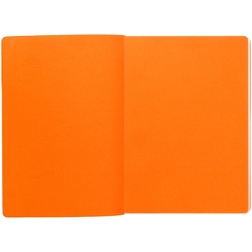 Ежедневник Flexpen Black, недатированный, черный со светло-оранжевым, черный, оранжевый, кожзам