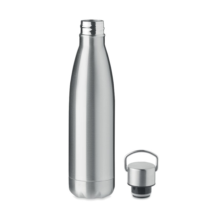 Бутылка 500 мл, тускло-серебряный, нержавеющая сталь
