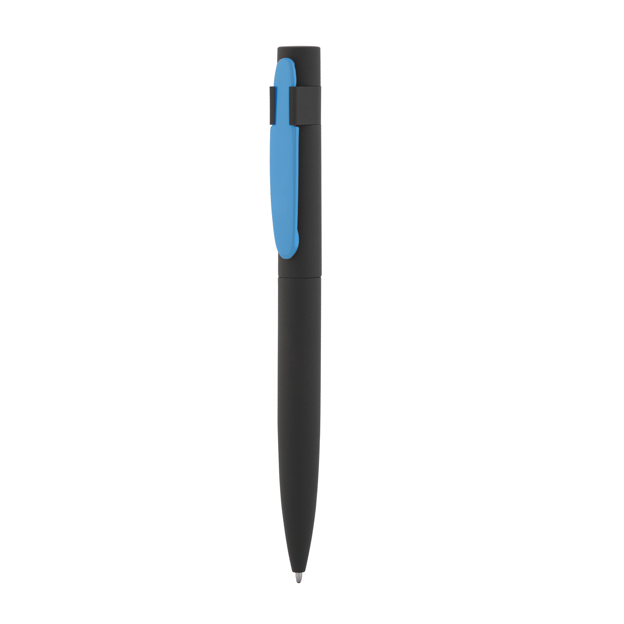 Ручка шариковая "Lip", покрытие soft touch, черный, металл/soft touch