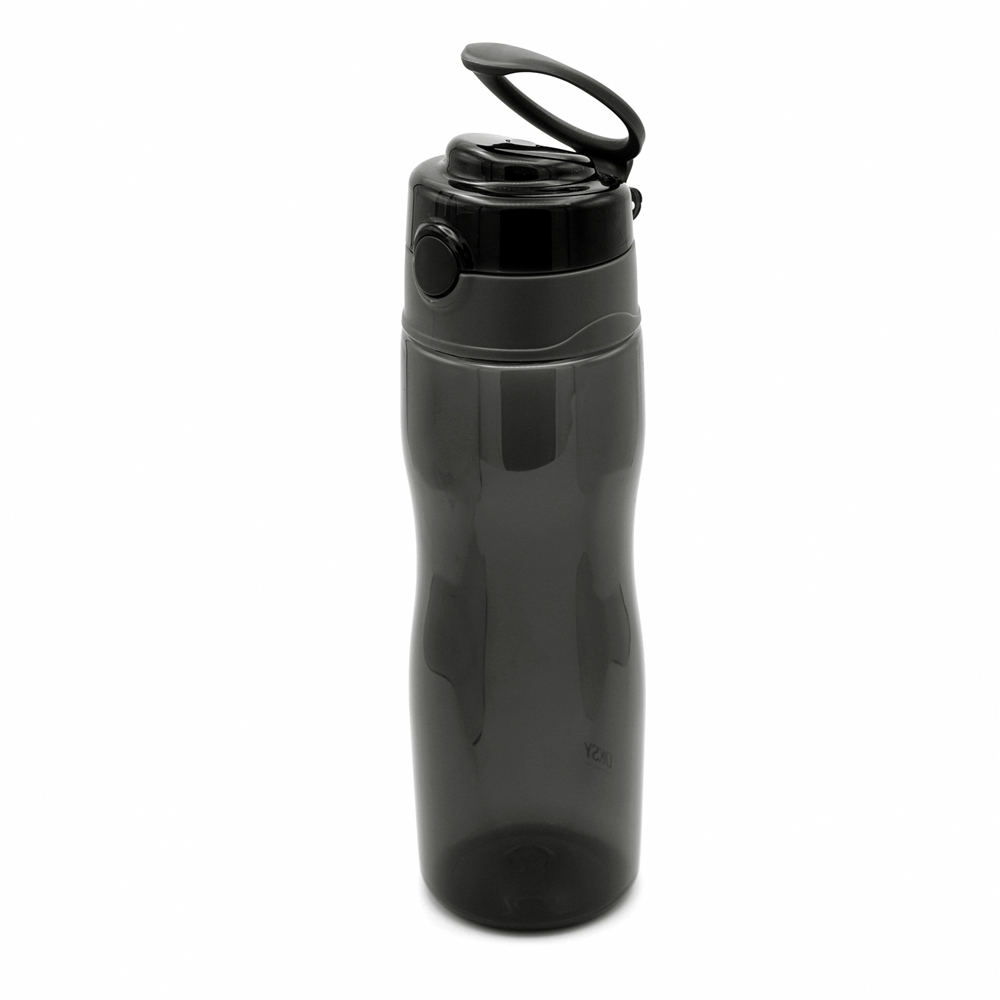 Пластиковая бутылка Solada, черная, черный