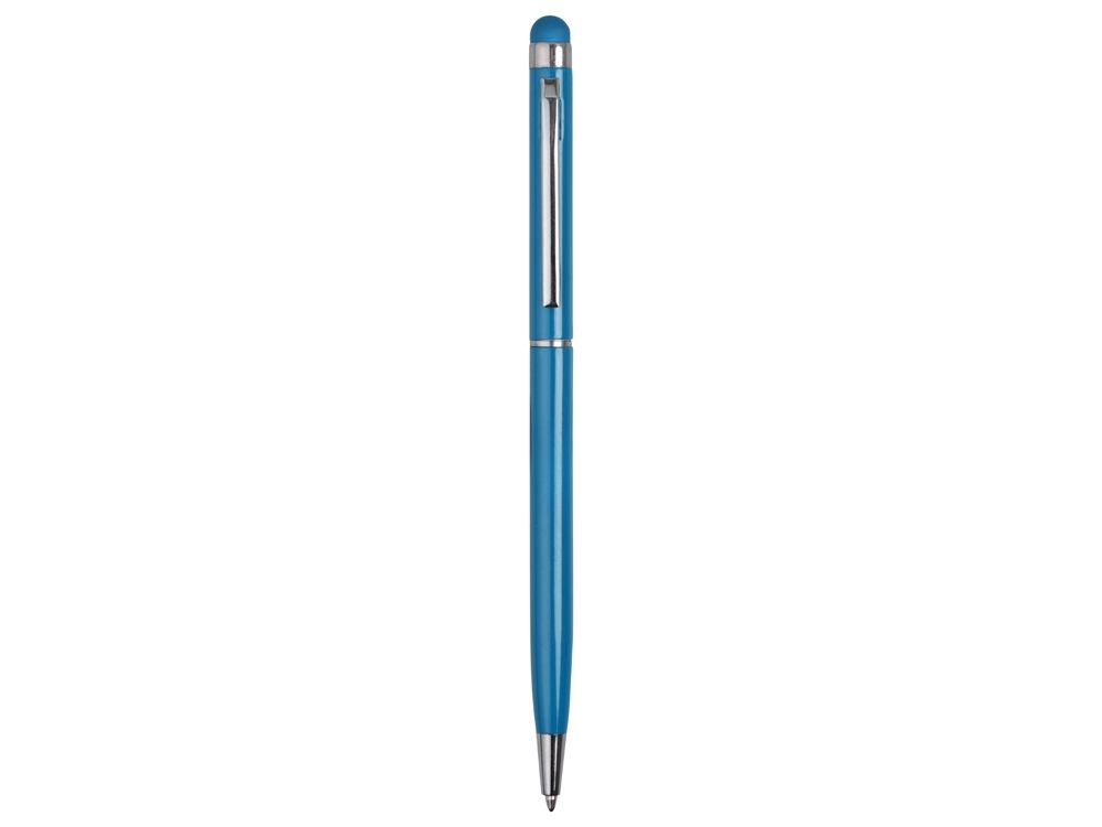 Ручка-стилус металлическая шариковая «Jucy», голубой, металл
