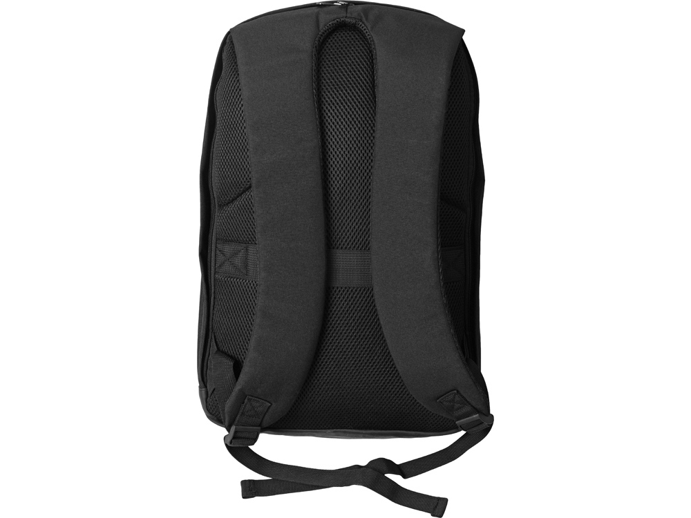 Противокражный рюкзак «Balance» для ноутбука 15'', черный, полиэстер, кожзам