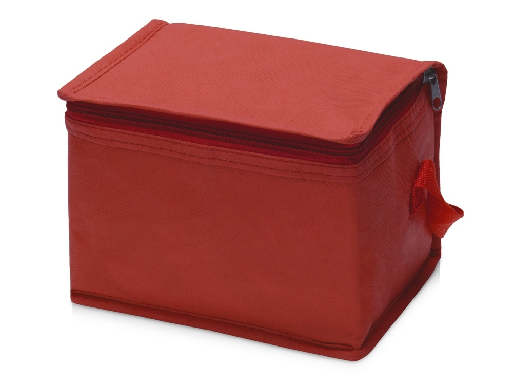 Сумка-холодильник Reviver из нетканого переработанного материала RPET, красный, нетканый материал