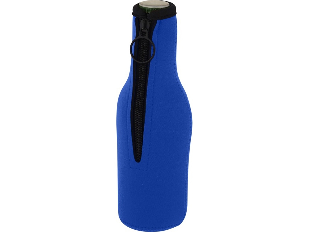 Чехол для бутылок «Fris» из переработанного неопрена, синий, неопрен