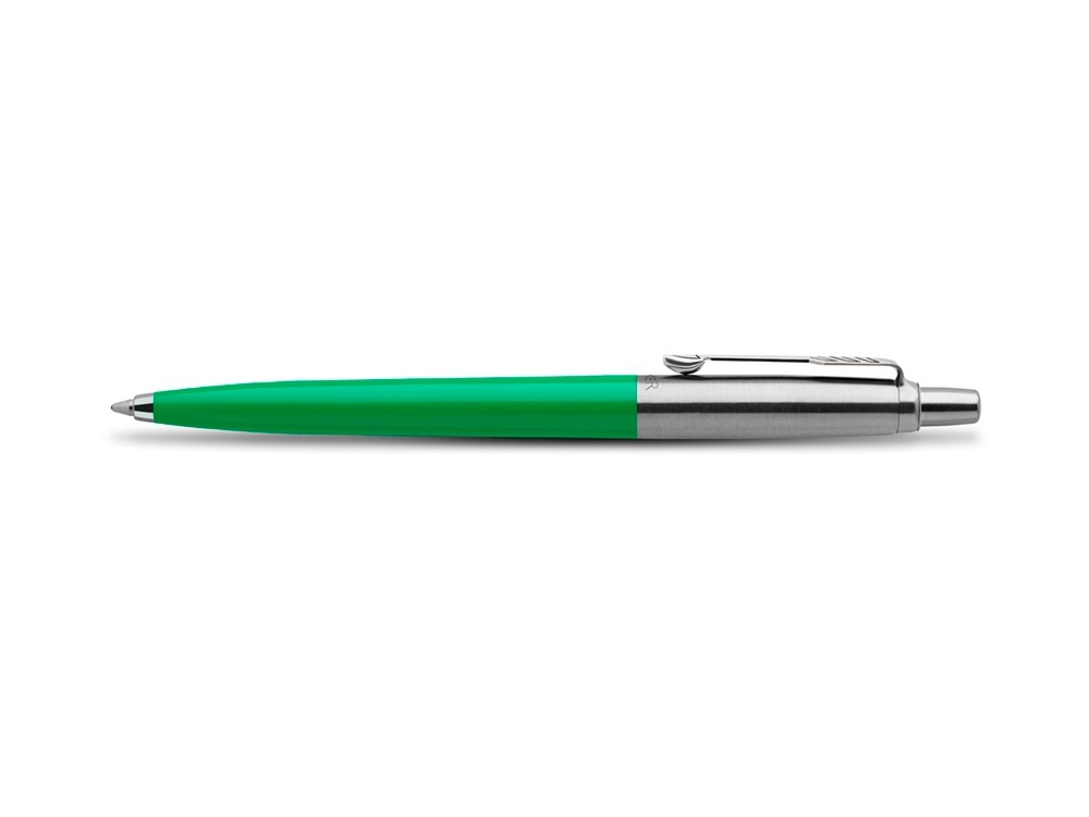 Ручка шариковая Parker Jotter Originals в эко-упаковке, зеленый, серебристый, металл