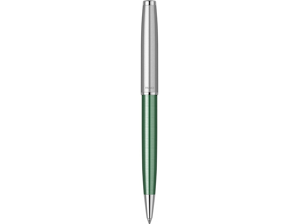 Ручка шариковая Parker «Sonnet Essentials Green SB Steel CT», зеленый, серебристый, металл