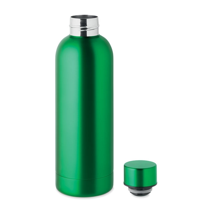 Бутылка, зеленый, нержавеющая сталь