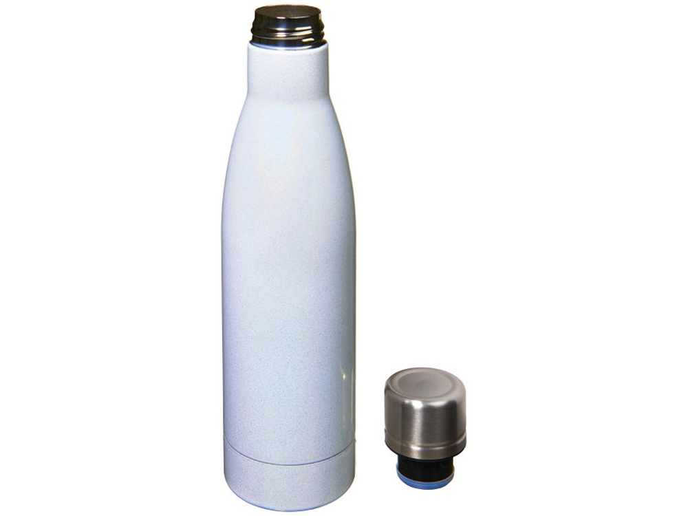 Сияющая вакуумная бутылка «Vasa», белый, серебристый, металл